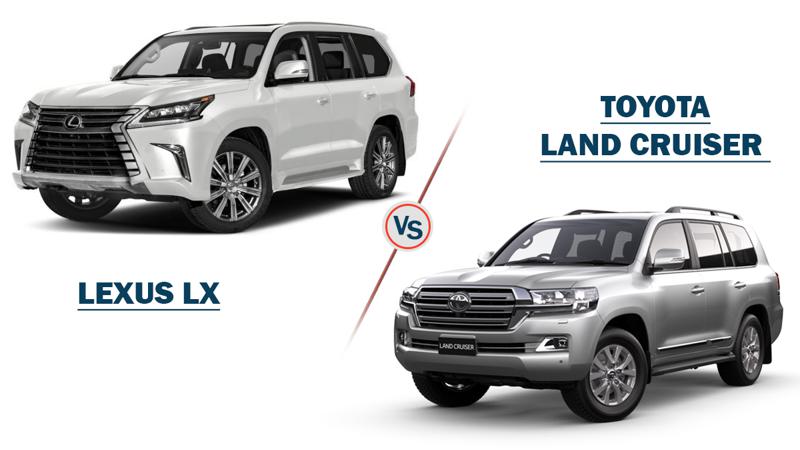 Lexus LX Vs Toyota Land Cruiser | CarTrade