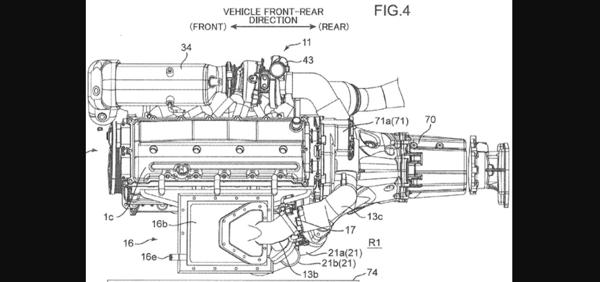 Mazda engine patent