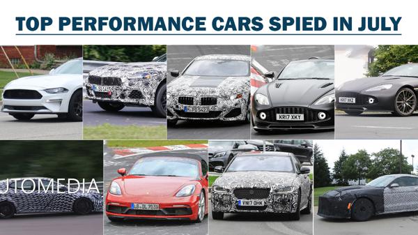 Performance cars spotted in July