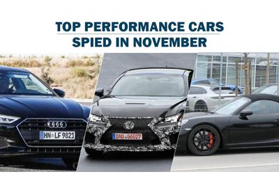Top performance car spied in november
