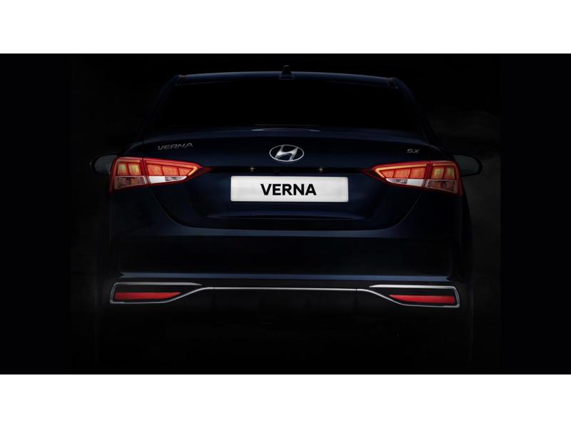 Hyundai Verna Facelift Teased