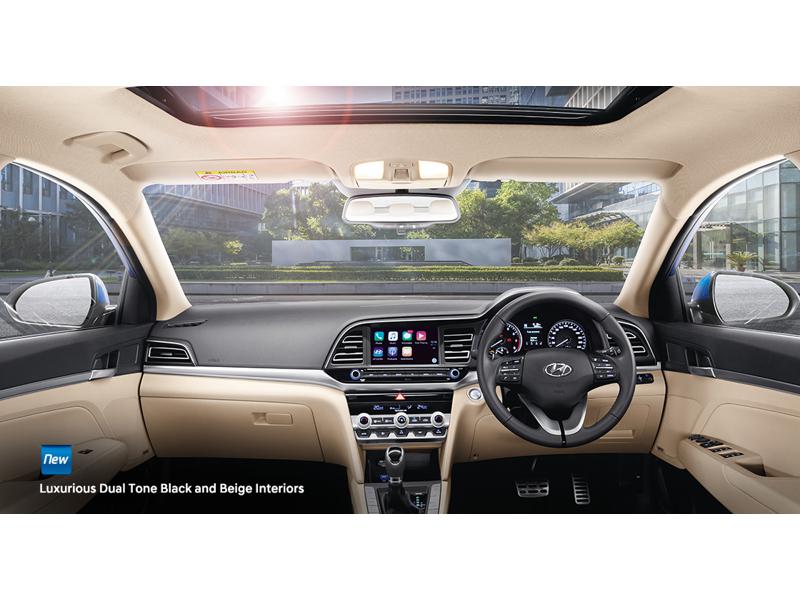 Hyundai Elantra facelift interiors