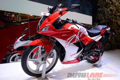 2016 Auto Expo: Hero Karizma R and ZMR showcased in new dual-color options