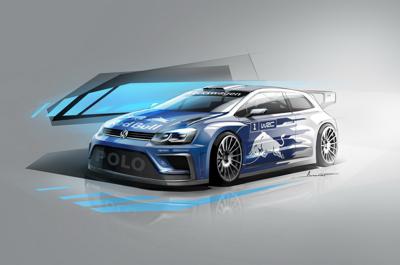 2017 VW Polo R WRC teaser sketch
