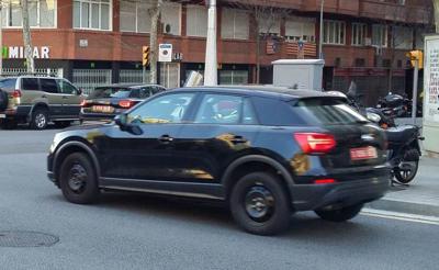 Audi Q2 spotted testing in the UK sans camouflage
