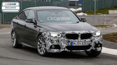 BMW 3 Series GT facelift spotted testing at the Nurburgring