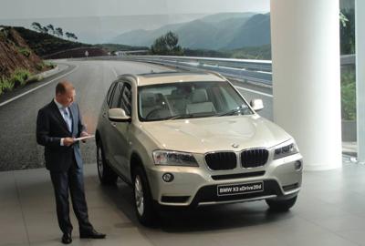 BMW X3 launch