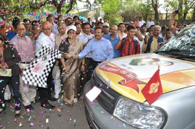 Bihar Centenary Car Rally enjoys warm welcome at Allahabad