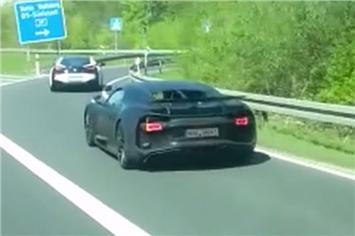 Bugatti Chiron spotted testing on International Roads