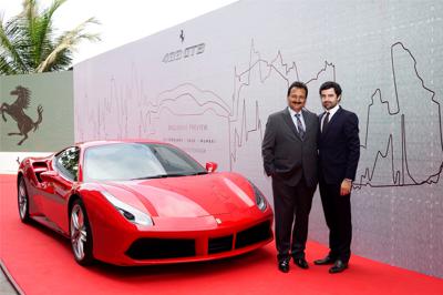 Ferrari 488 GTB unveils in Mumbai