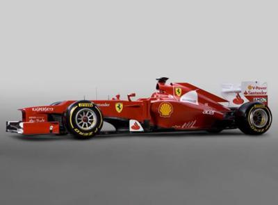 Ferrari showcases new car for 2012 season on the Internet due to snowstorm