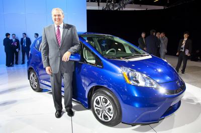 2013 Honda Fit EV rated with the highest MPGe rating by EPA