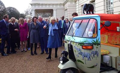 Indian Autorickshaws steal the show at Britainâ€™s Palace Grounds