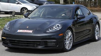 Porsche Panamera's second-generation model spied on test