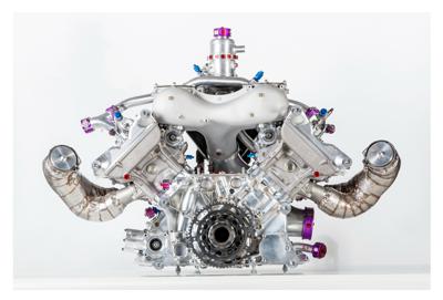Porsche showcases the 500bhp 2.0-litre engine that won the Le Mans