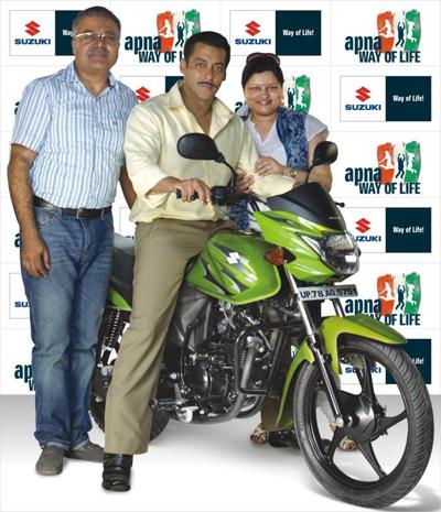 Suzuki Motorcycle signs Salman Khan to promote upcoming Hayate bike