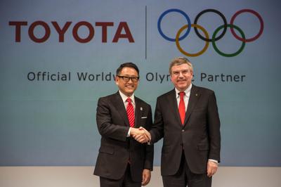 Toyota signs 10 Year sponsorship deal international Olympic committee