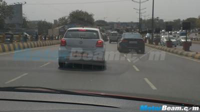 Volkswagen's facelifted Polo spied testing in Mumbai