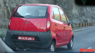 Tata Nano Diesel Spied Testing