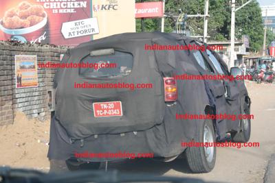 Mahindra SUV Spy