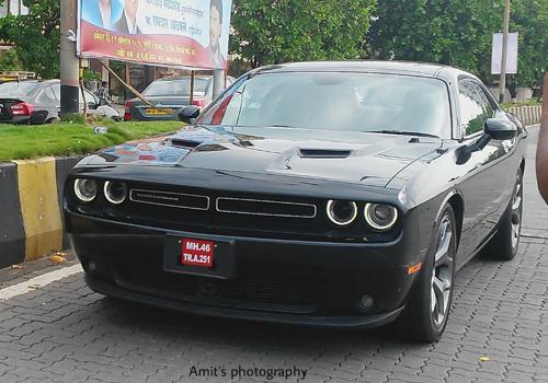 dodge models in india 4 Dodge Challenger test mule spotted in India  CarTrade