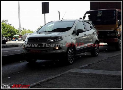 2016 Ford EcoSport Front India Spied