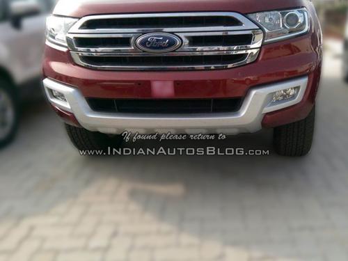 2016 Ford Endeavour Front Snapped at an Indian Dealership