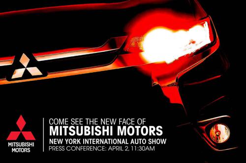 2016 Mitsubishi Outlander teased; debuts in New York
