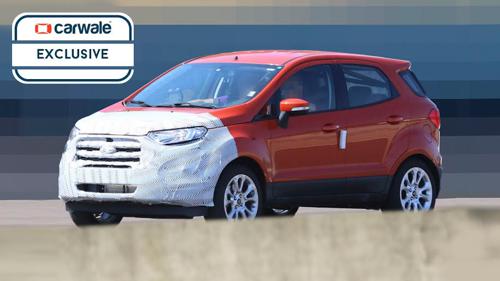 2017 Ford Ecosport Spy front