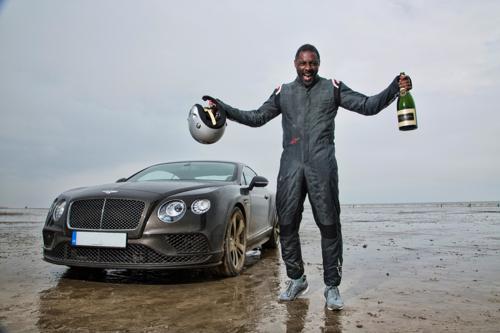 Actor Idris Elba breaks Flying Mile record with Bentley Continental GT Speed