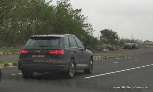 Audi SQ7 Rear India Spied