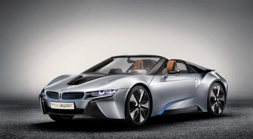 BMW i8 Spyder Concept electric sportscar