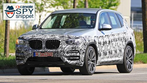 2018 BMW X3 spotted testing