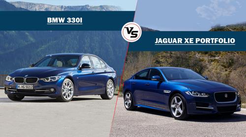 BMW 330i vs Jaguar XE Portfolio Spec Comparison