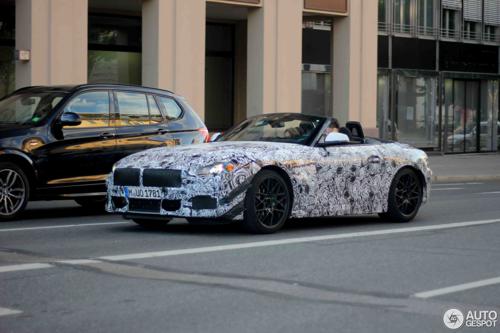 BMW continue testing the new Z4 Roadster