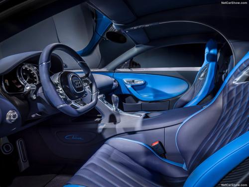 Bugatti Chiron interior