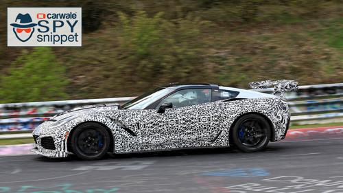 Chevrolet testing the new Corvette ZR1 on the Nurburgring