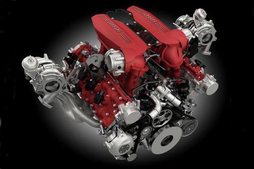 Ferrari 3.9-litre V8 engine