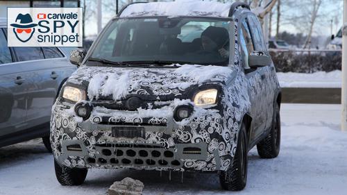 Facelifted Fiat Panda spotted testing