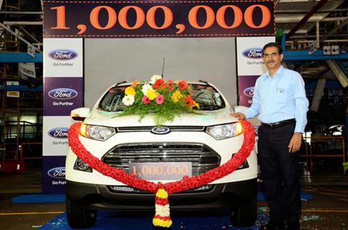 Ford India achieves a new milestone - Rolls out One Millionth vehicle