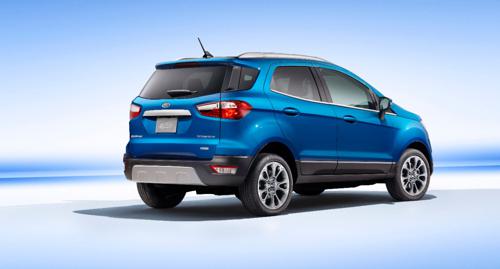 Facelifted Ford EcoSport rear