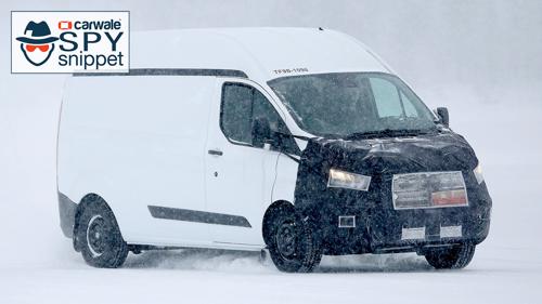 2018 Ford Transit spotted testing