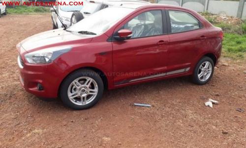 Ford Aspire Sports spied