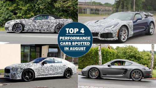 Top 4 performance cars in August