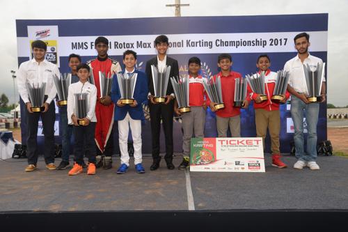 Meco Motorsports FMSCI National Rotax Karting Championship has announced the names of its winners