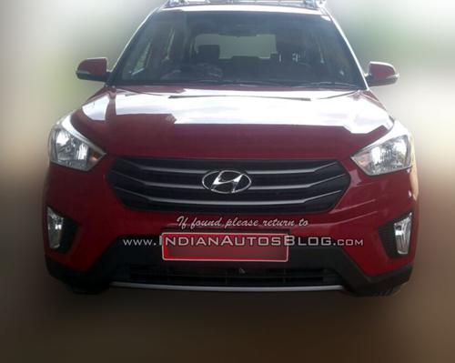 Hyundai Creta Base Front Spied