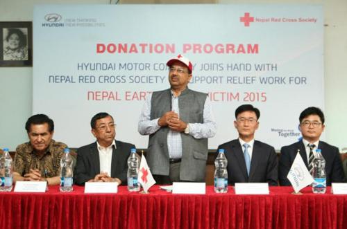 Hyundai Motor donates US$ 300,000 as Quake relief fund to Nepal