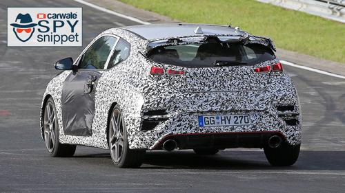 Hyundai Veloster N spied again with lesser camo