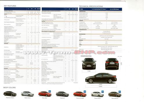 Hyundai Verna brochure