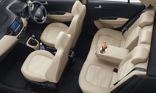 New Hyundai Xcent interior